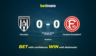 Pronóstico, cuotas y pronósticos de apuestas para el Heracles vs. Fortuna Düsseldorf (20/03/2025)
