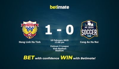 Predicción, cuotas y consejos de apuestas de Hong Linh Ha Tinh vs Cong An Ha Noi 10/02/2025