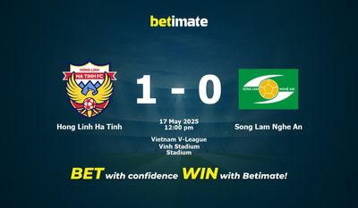 Predicción, cuotas y consejos de apuestas de Hong Linh Ha Tinh vs Song Lam Nghe An 17/05/2025