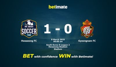 Pronóstico, probabilidades y consejos de apuestas para el partido Hwaseong FC vs Gyeongnam FC 08/03/2025