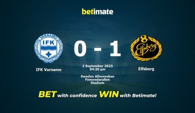 Predicción, cuotas y consejos de apuestas IFK Varnamo vs Elfsborg 02/09/2023