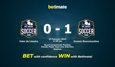 Predicciones, cuotas y consejos de apuestas de Inter de Limeira vs Gremio Novorizontino 15/02/2024