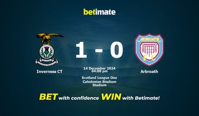 Predicción, probabilidades y consejos de apuestas para el partido Inverness CT vs Arbroath 14/12/2024