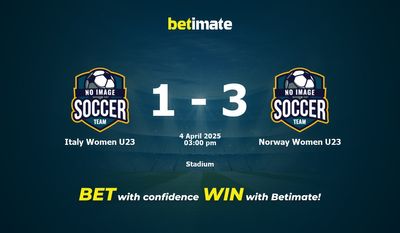 Italia Sub-23 Femenino vs Noruega Sub-23 Femenino: Pronóstico, cuotas y consejos de apuestas (04/04/2025)