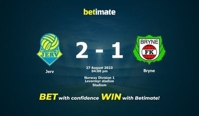 Predicción, probabilidades y consejos de apuestas Jerv vs Bryne 27/08/2023