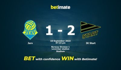Predicción, probabilidades y consejos de apuestas de inicio Jerv vs IK 16/09/2023