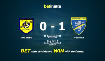 Juve Stabia vs Frosinone Predicción, Cuotas y Consejos de Apuestas 29/12/2024