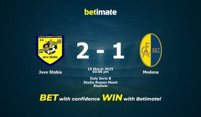 Juve Stabia vs Modena: Pronóstico, cuotas y consejos de apuestas (15/03/2025)
