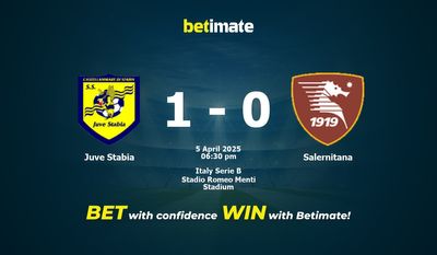 Predicción, cuotas y consejos de apuestas Juve Stabia vs Salernitana 05/04/2025