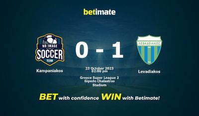 Predicción, probabilidades y consejos de apuestas Kampaniakos vs Levadiakos 23/10/2023