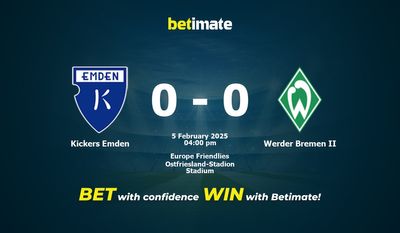 Pronóstico, probabilidades y consejos de apuestas Kickers Emden vs Werder Bremen II 02/05/2025