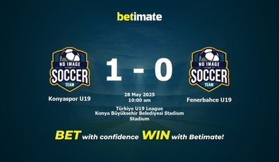 Pronóstico, cuotas y pronósticos de apuestas Konyaspor Sub-19 vs Fenerbahçe Sub-19 (28/05/2025)