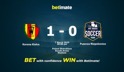 Predicción, cuotas y consejos de apuestas Korona Kielce vs Puszcza Niepolomice 07/03/2025