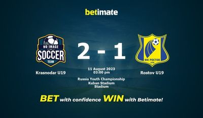 Pronósticos Krasnodar U19 vs Rostov U19 08/11/2023