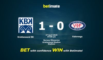Predicción, cuotas y consejos de apuestas de Kristiansund BK vs Valerenga 27/04/2025