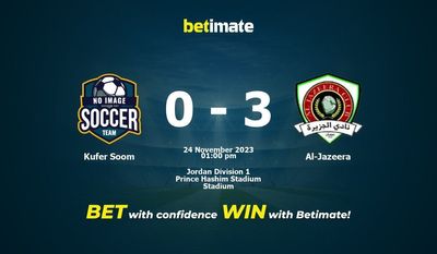 Predicción, cuotas y consejos de apuestas de Kufer Soom vs Al-Jazeera 24/11/2023