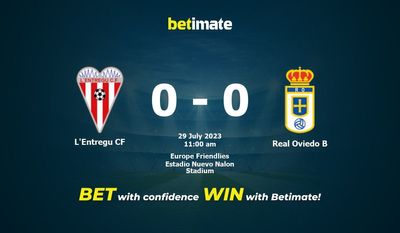 Pronóstico L'Entregu CF vs Real Oviedo B 29/07/2023