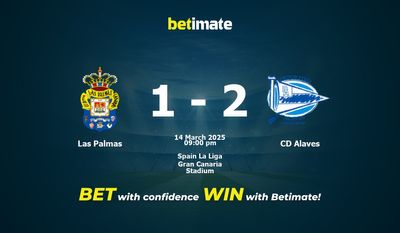 Pronóstico, cuotas y consejos de apuestas Las Palmas vs. CD Alavés 14/03/2025