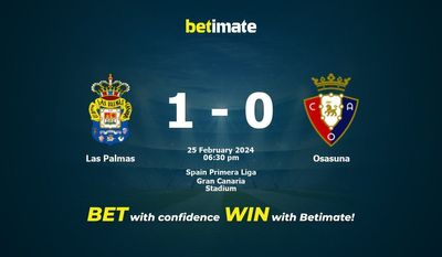 Predicción, cuotas y consejos de apuestas Las Palmas vs Osasuna 25/02/2024