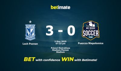 Predicciones, cuotas y consejos de apuestas de Lech Poznan vs Puszcza Niepolomice 03/05/2025