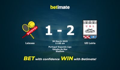 Predicción, cuotas y consejos de apuestas de Leixoes vs UD Leiria 30/03/2025