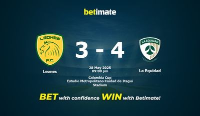 Predicciones, cuotas y consejos de apuestas de Leones vs La Equidad 28/05/2025