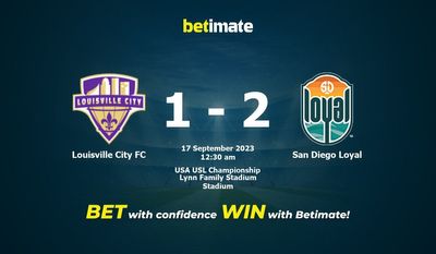 Predicción, probabilidades y consejos de apuestas de Louisville City FC vs San Diego Loyal 16/09/2023