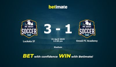 Pronóstico, cuotas y consejos de apuestas para el partido Lucksta IF vs. Umeå FC Academy (21/04/2025)