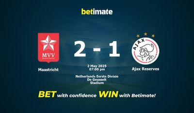 Pronóstico, cuotas y consejos de apuestas para el Maastricht vs. Ajax (Reservas) 05/02/2025