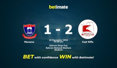 Predicción, probabilidades y consejos de apuestas Manama vs East Riffa 10/12/2023