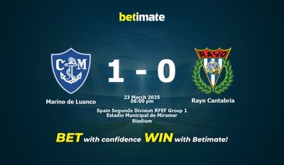 Predicción, cuotas y consejos de apuestas Marino de Luanco vs Rayo Cantabria 23/03/2025