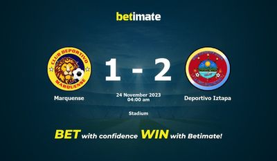 Predicción, cuotas y consejos de apuestas Marquense vs Deportivo Iztapa 24/11/2023