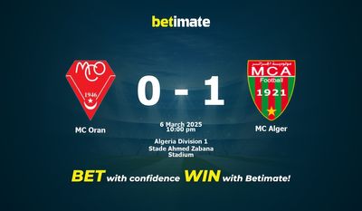 Pronóstico, probabilidades y consejos de apuestas para MC Oran vs MC Alger 03/06/2025