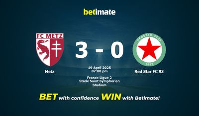 Metz vs Estrella Roja FC 93: Pronóstico, cuotas y pronósticos de apuestas (19/04/2025)