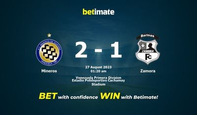 Predicción, probabilidades y consejos de apuestas Mineros vs Zamora 27/08/2023
