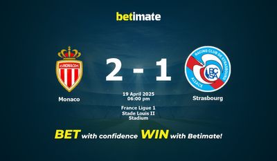 Pronóstico, cuotas y pronósticos del Mónaco vs. Estrasburgo (19/04/2025)