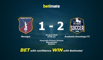 Pronóstico, cuotas y consejos de apuestas Monagas vs Academia Anzoátegui FC 26/04/2025