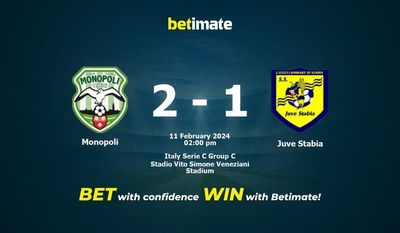 Predicción, cuotas y consejos de apuestas Monopoli vs Juve Stabia 11/02/2024
