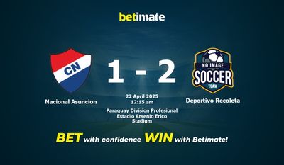 Predicción, cuotas y consejos de apuestas de Nacional Asunción vs Deportivo Recoleta 21/04/2025