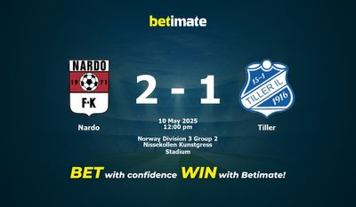Predicción, cuotas y consejos de apuestas para Nardo vs. Tiller (10/05/2025)