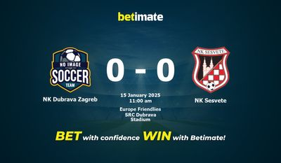 Predicción, probabilidades y consejos de apuestas NK Dubrava Zagreb vs NK Sesvete 15/01/2025