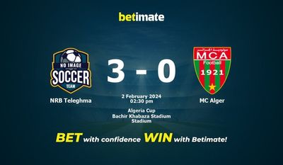 Predicción, probabilidades y consejos de apuestas NRB Teleghma vs MC Alger 02/02/2024