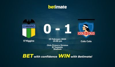 Predicción, probabilidades y consejos de apuestas O'Higgins vs Colo Colo 25/02/2024