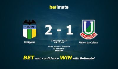 Predicción, cuotas y consejos de apuestas O'Higgins vs Unión La Calera 01/10/2023