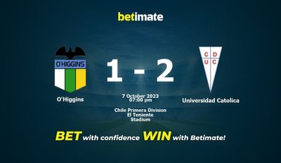 Predicción, probabilidades y consejos de apuestas O'Higgins vs Universidad Católica 07/10/2023