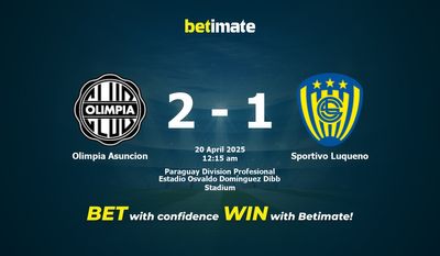 Olimpia Asunción vs Sportivo Luqueño: Pronóstico, cuotas y consejos de apuestas (19/04/2025)