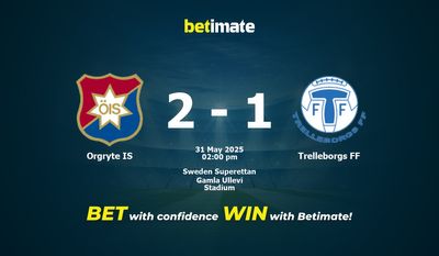 Predicción, cuotas y consejos de apuestas de Orgryte IS vs Trelleborgs FF 31/05/2025