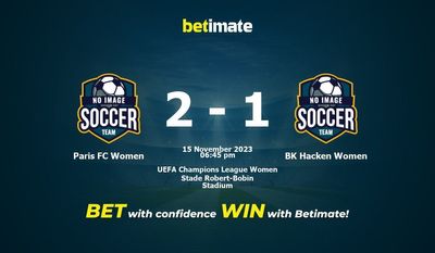 Predicción, cuotas y consejos de apuestas Paris FC Women vs BK Hacken Women 15/11/2023