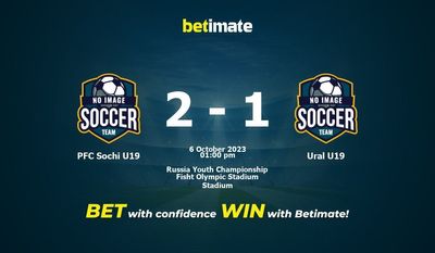 Predicciones, cuotas y consejos de apuestas de PFC Sochi U19 vs Ural U19 06/10/2023