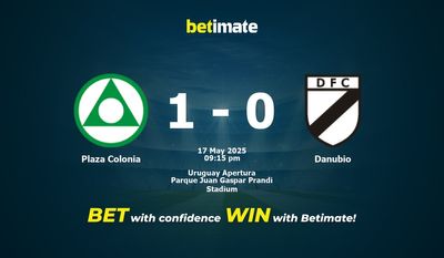 Pronóstico, cuotas y consejos de apuestas para Plaza Colonia vs. Danubio (17/05/2025)